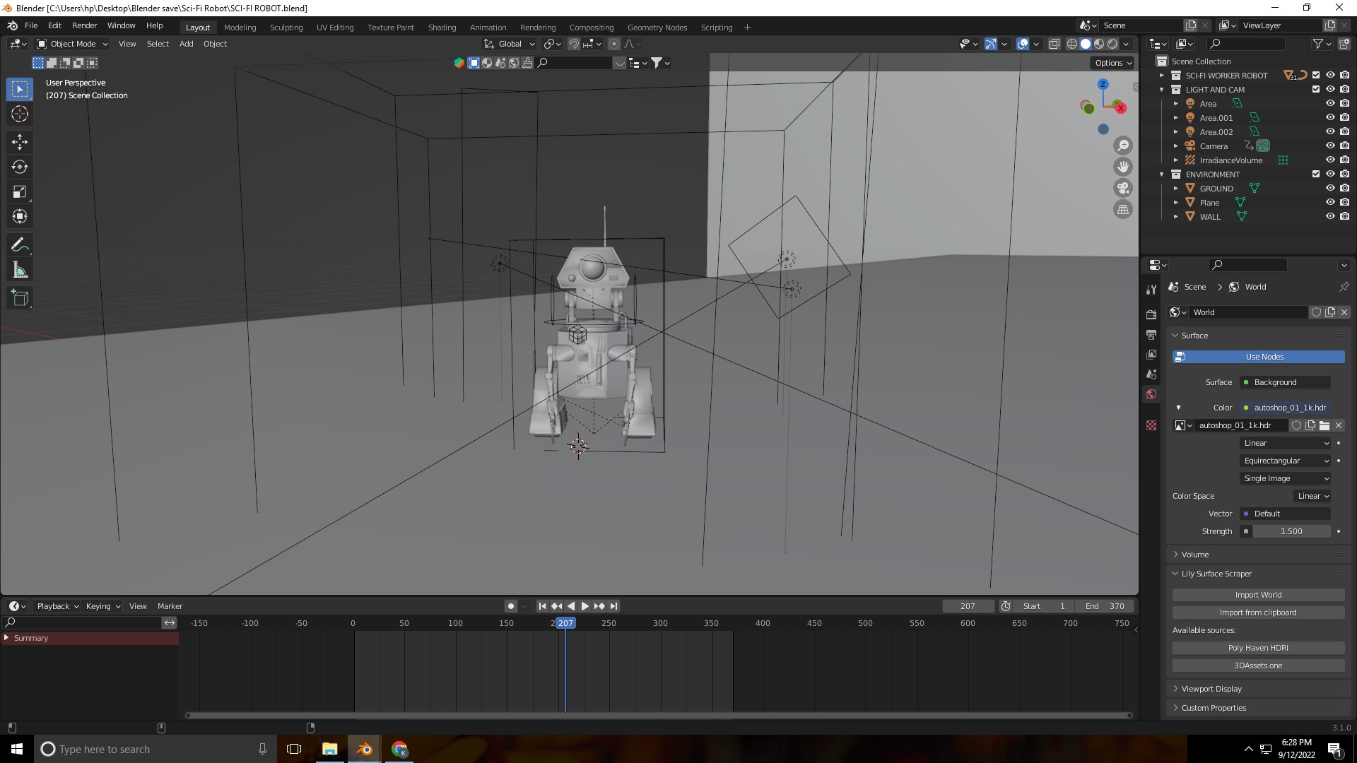 3D Model Sci-Fi Robot Rigged Animated - TurboSquid 2170434