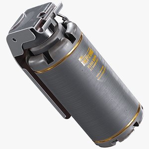 Smoke Grenade PBR 3D model