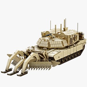 3D M1150 Assault Breacher Vehicle ABV PBR