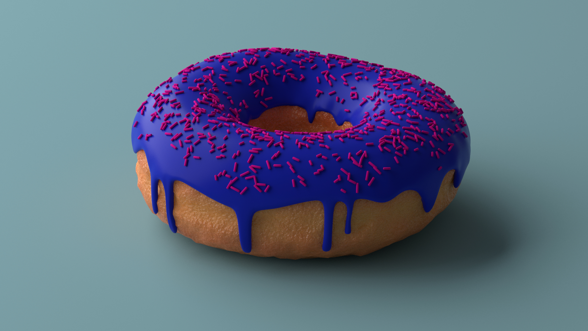 Free Donut Baked Icing 3d Turbosquid 1660724