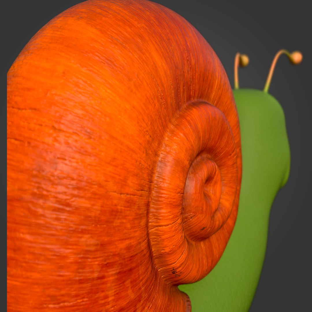 Snail 3D Model - TurboSquid 2330445