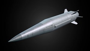 3D Kh-47M2 Kinzhal Missile