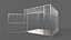 Cage de porte et fenêtre de cellule de prison PBR - Collection