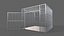 Cage de porte et fenêtre de cellule de prison PBR - Collection