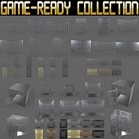 PBR Prison Cell Door Window Cage - Collection