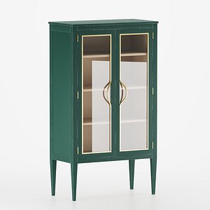 Antique Glass Cabinet 3D model