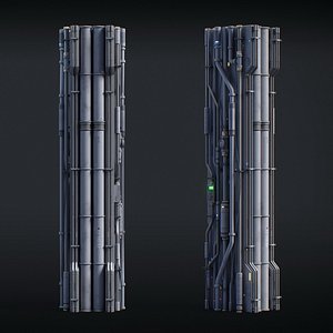 3D model Sci-Fi Parts Kit Pack Vol 02 C-PBR