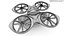 Sci-Fi Taxi Individual Futuristic Aircraft