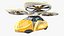 Sci-Fi Taxi Individual Futuristic Aircraft