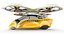 Sci-Fi Taxi Individual Futuristic Aircraft