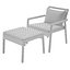Niche Lounge and Ottoman from Janus et Cie