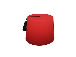 3D moroccan fez hat