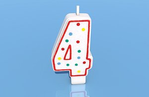 Birthday Candle 4