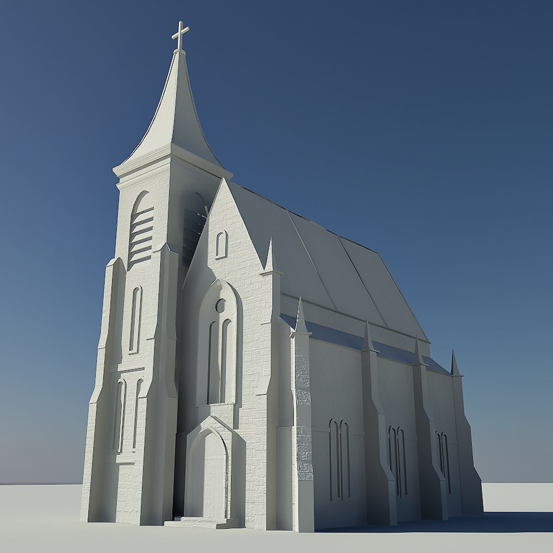 3d Model Church