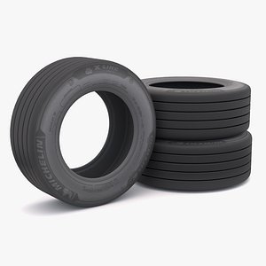 3D Michelin Wheel Tire model