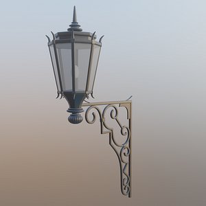 old street lantern 3D model