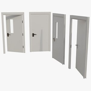 Hospital Door 2 Basic 3D