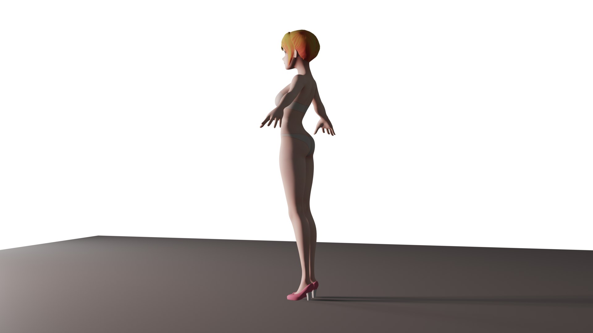 Anime Character 3d Model Turbosquid 2037088