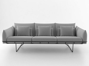 Wireframe sofa 3 seat