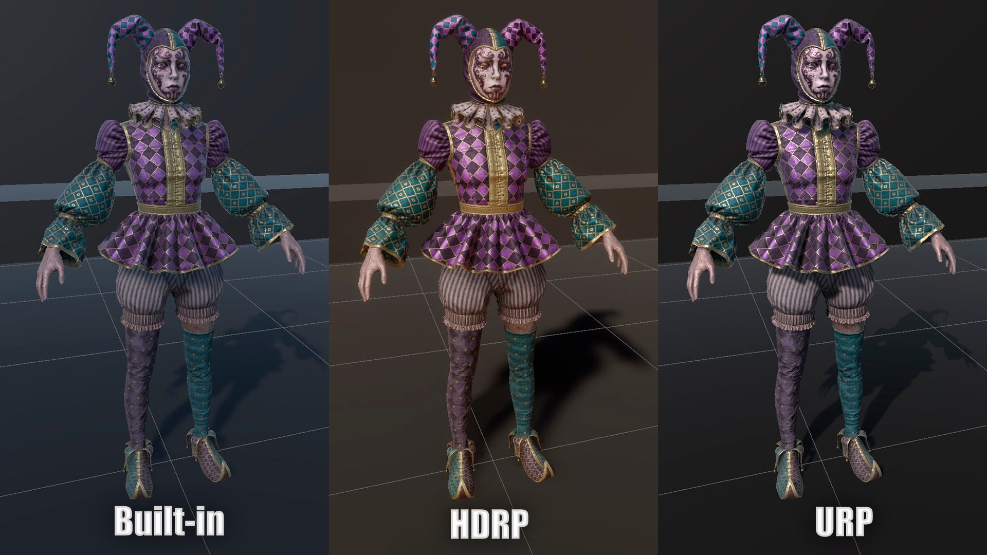 3D Cursed Clowns model https://p.turbosquid.com/ts-thumb/lG/LgQOnH/yL/miss_hollow_unity5/jpg/1771190274/1920x1080/fit_q87/ab8600865572a971d5b9d2caa8c691c4ef328479/miss_hollow_unity5.jpg