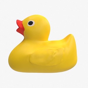 3D Rubber Duck yellow