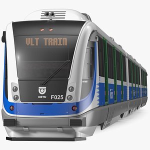 VLT Train Rigged 3D model