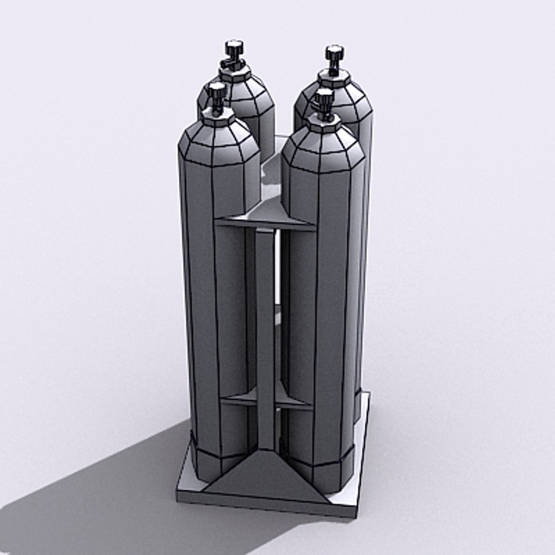3ds Gas Tanks Clustered
