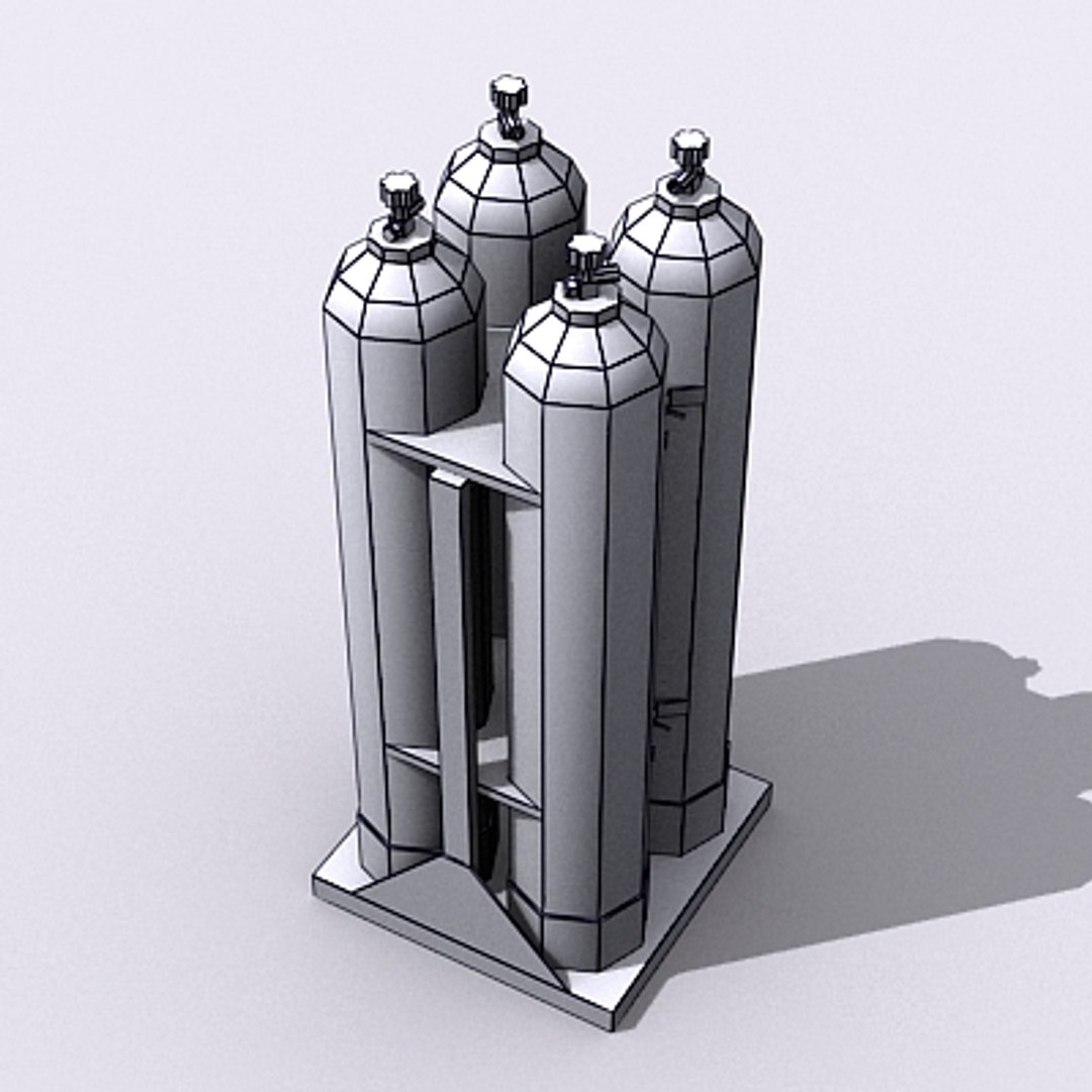 3ds Gas Tanks Clustered