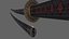 katana japan japanese 3D