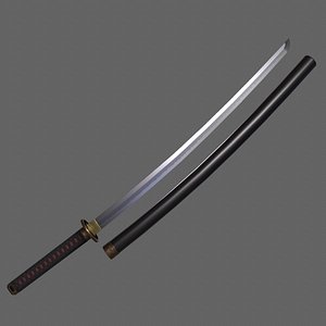 katana japan japanese 3D