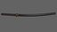 katana japan japanese 3D