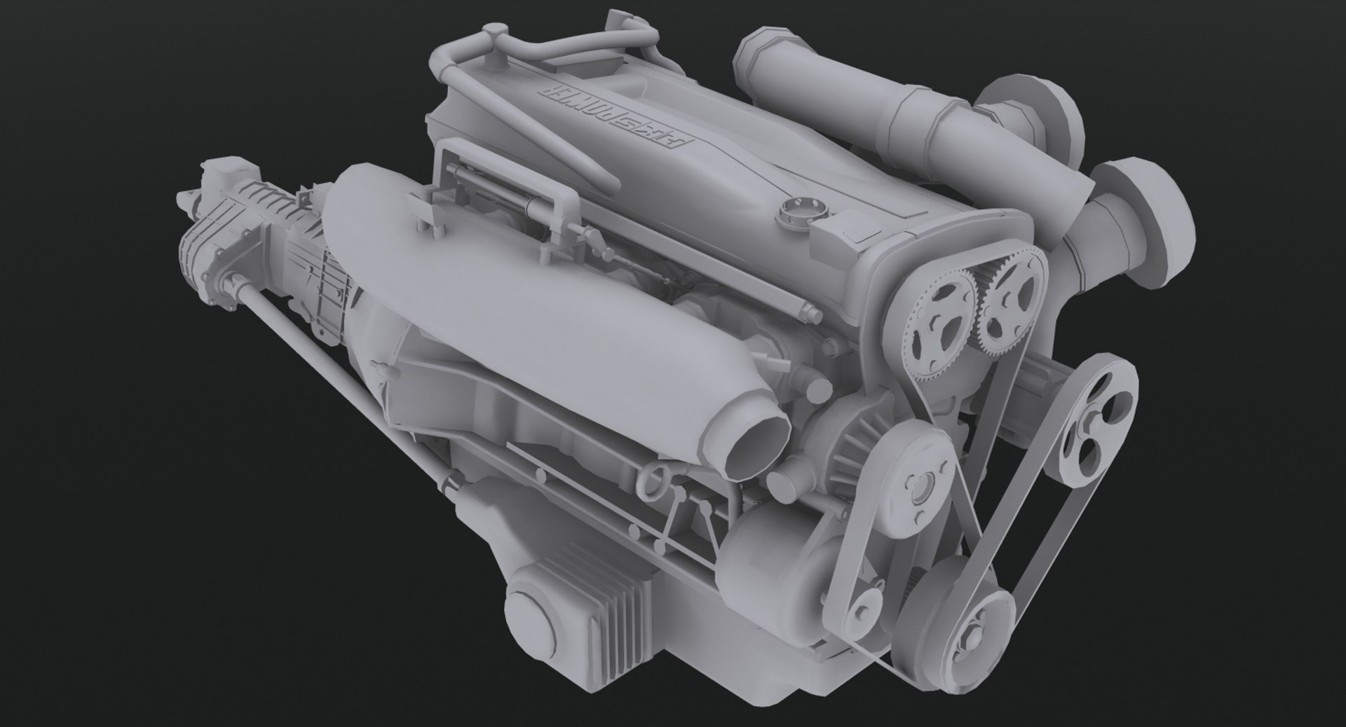 3D Parts Nissan Rb28 Hks - TurboSquid 1445749