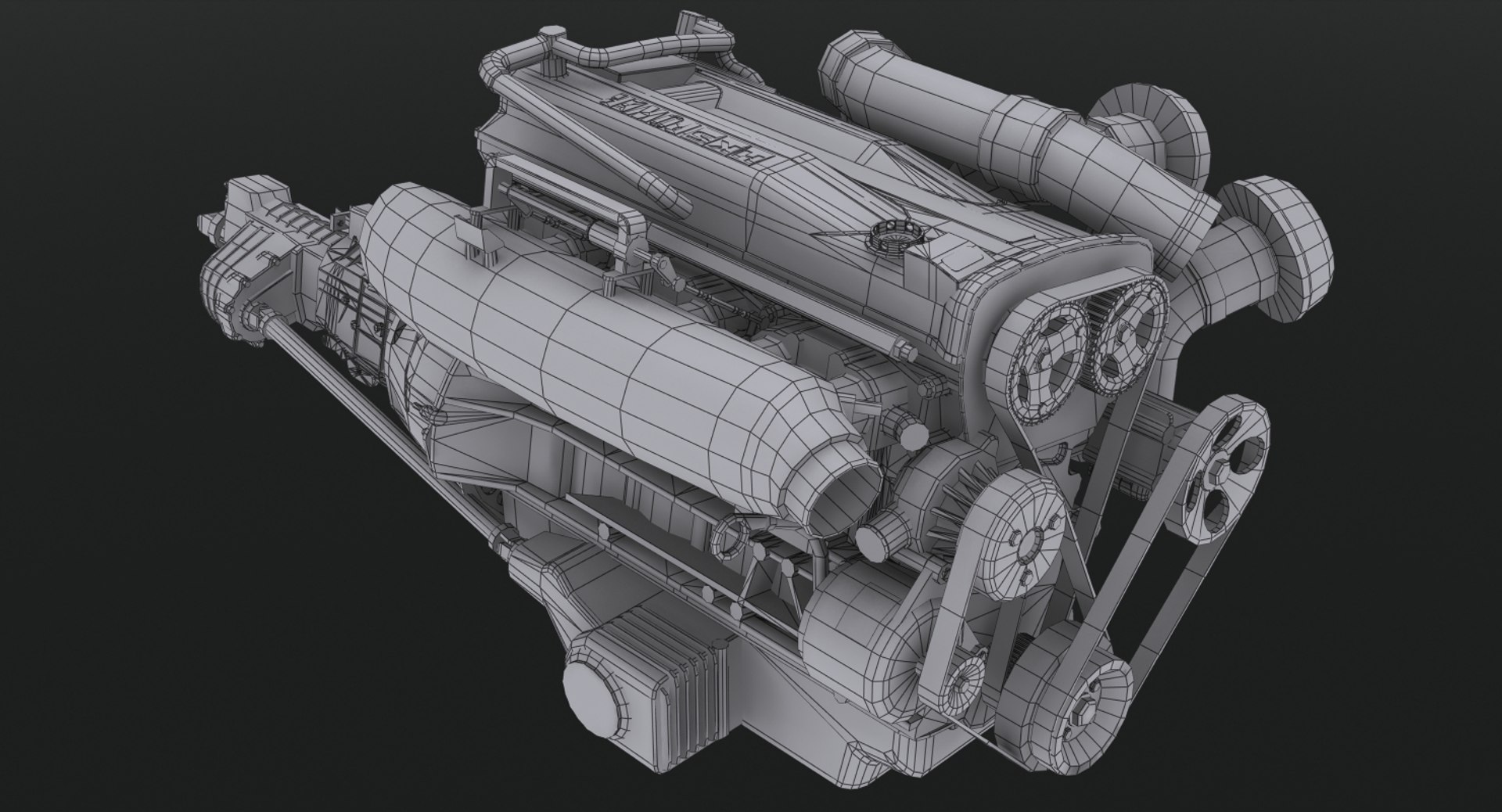 3D Parts Nissan Rb28 Hks - TurboSquid 1445749