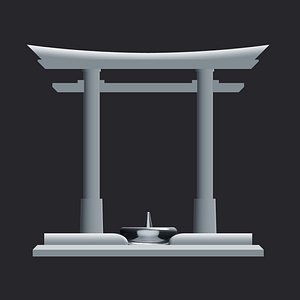 Torii Incense Burner Stand