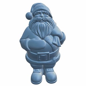 3D Model Santa Claus model