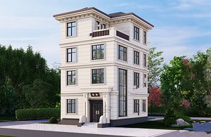 Modern style villa high-end fashion self-built home stay hotel building holiday villa