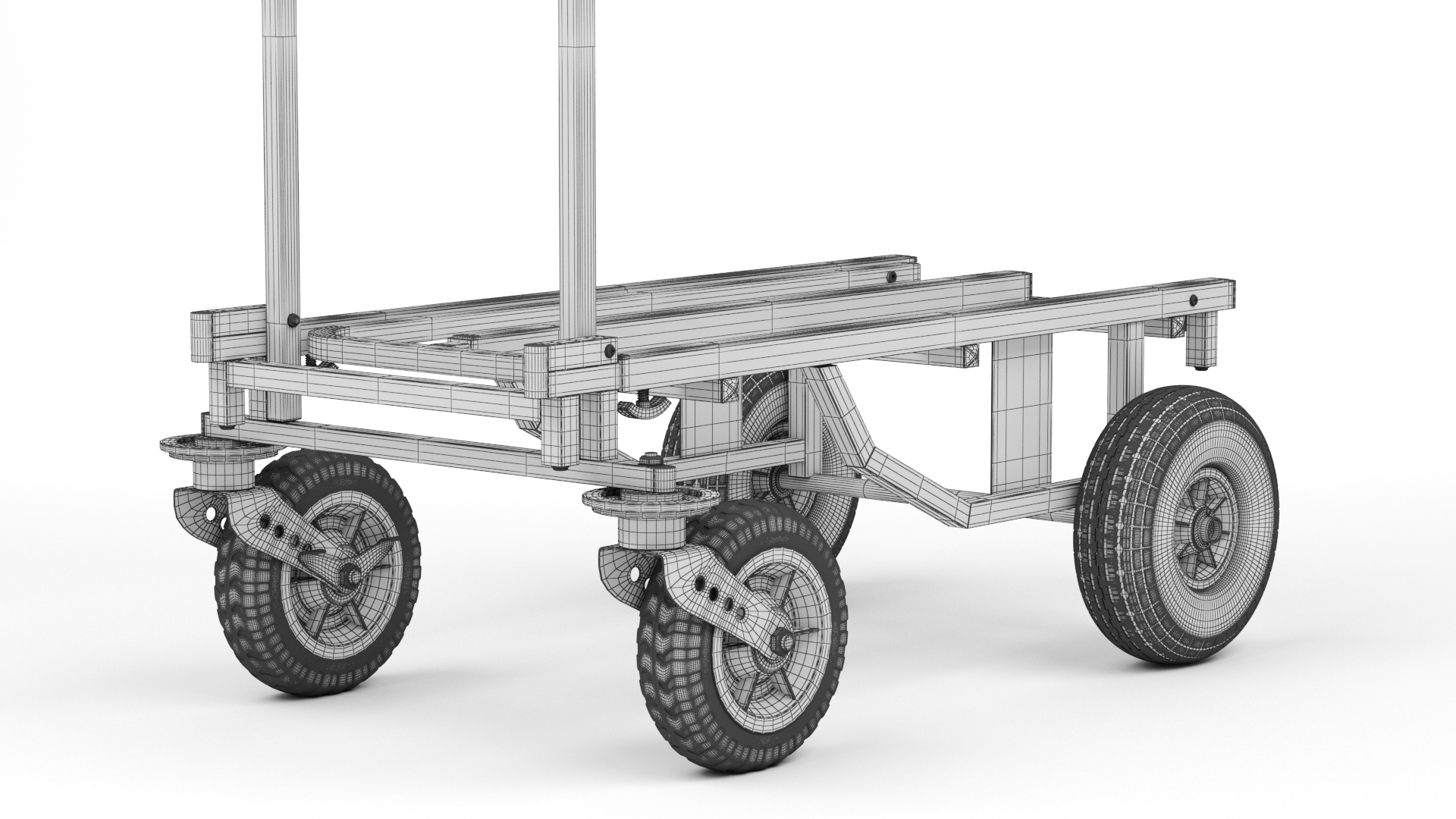 3D Multi Utility Cart model TurboSquid 1954422