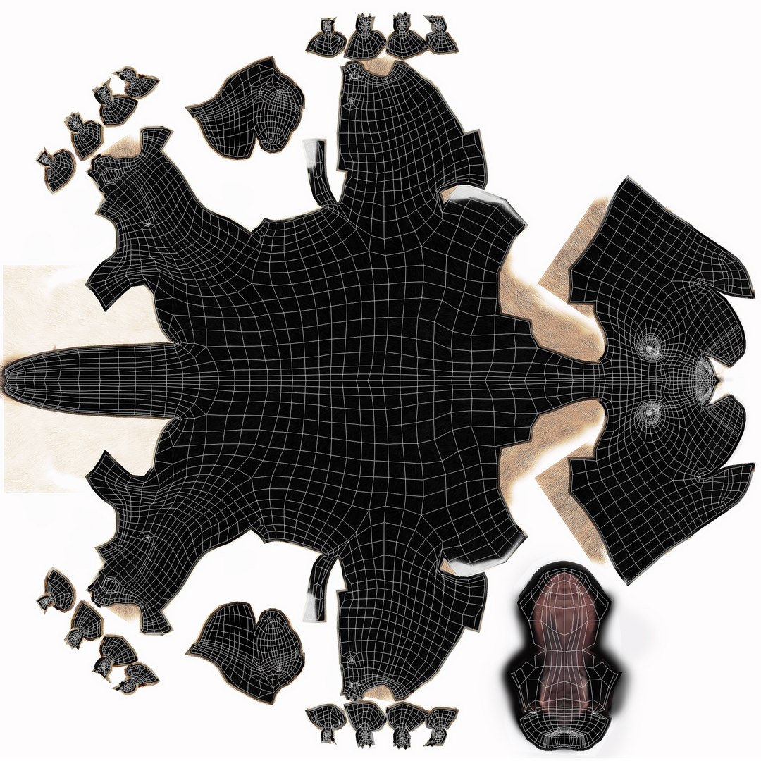 3D Cat Black RIG - YETI Version - TurboSquid 2117790