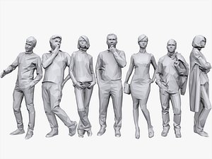 3d people pack casual model