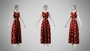 Dress 31 Royal Garnet Velvet