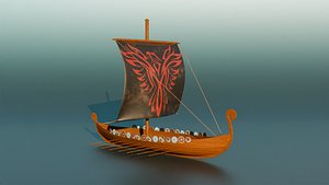 Viking Ship 3D model