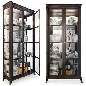 Cabinet, showcase by Quinn Hickory White