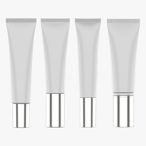 Realistic Cosmetics Mockup Tube Set 3D Model 3D model
