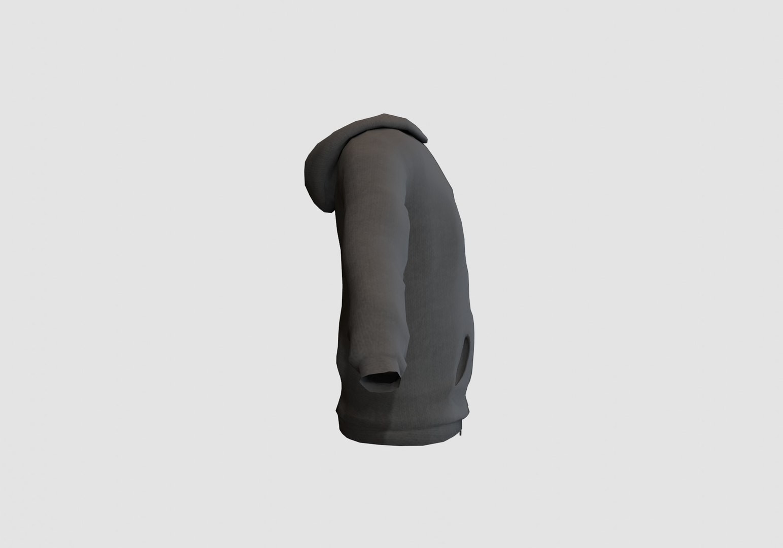 Basic Gray Jacket Model - TurboSquid 1902848