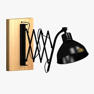 Industrial wall lamp model