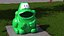 3D model Shaped Trash Cans Collection 2