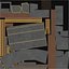 Modern Concrete and Wood Park Bench Pack - 4 Game-Ready Benches