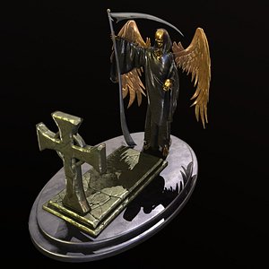statue angel death 3D model