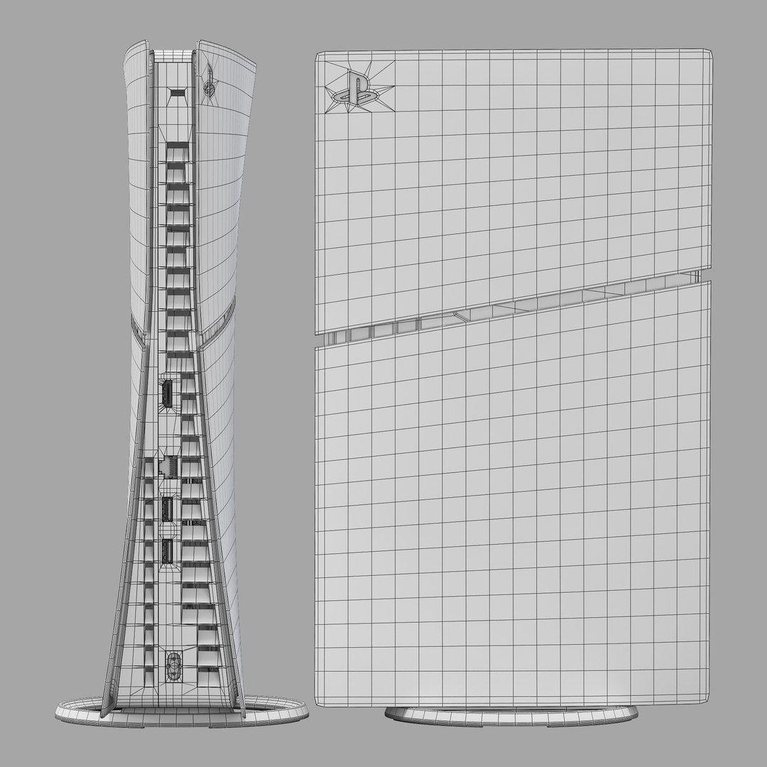 3D Sony Playstation 5 Slim Model - TurboSquid 2209052