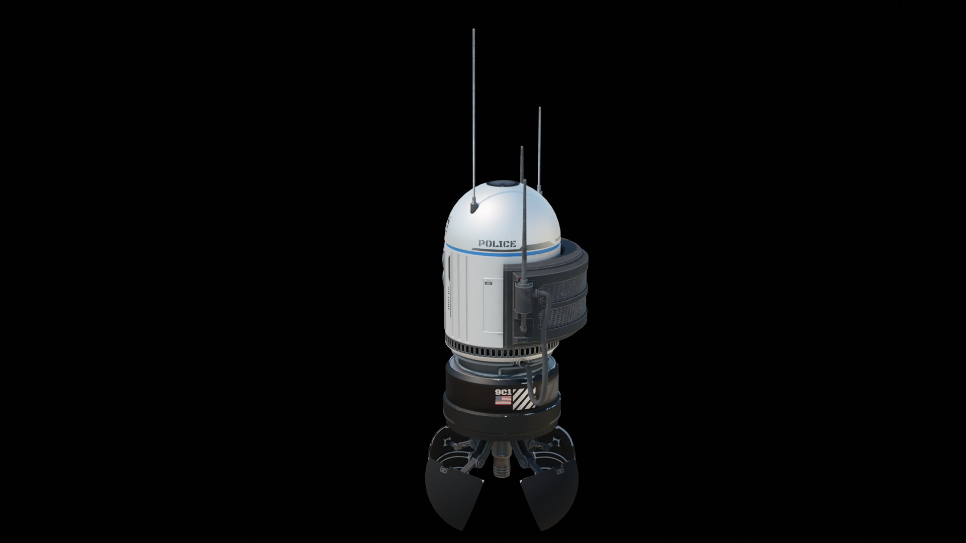 Police Robot model https://p.turbosquid.com/ts-thumb/lH/OV6Jcv/ey/pr007/png/1720804503/1920x1080/fit_q87/b01ad7035310a736284ef0b73dcc562763979ec8/pr007.jpg